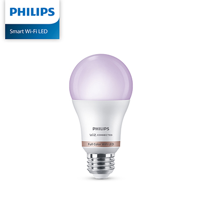 Philips 飛利浦 Wi-Fi WiZ 智慧照明 7.5W全彩燈泡3入(PW04N-3)